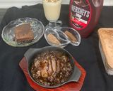 A picture of step 8 of Chocolate Sizzling Ice Brownie.