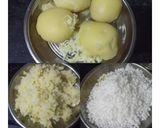 A picture of step 2 of Falhari Sabudana Vada / Sago Balls Vada.