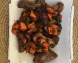 A picture of step 3 of Spicy chicken gizzard.