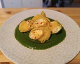 Foto del paso 7 de la receta: Lumaconi relleno de Salmón y queso con salsa de espinacas (Airfryer)