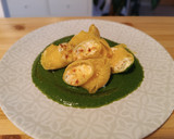 Foto del paso 7 de la receta: Lumaconi relleno de Salmón y queso con salsa de espinacas (Airfryer)