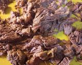 A picture of step 2 of Shredded Beef with Pasta.