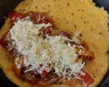 Foto del paso 3 de la receta: Omelette de peperonata con queso