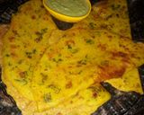 मुगडाळ चिला (moong dal chilla recipe in marathi) रेसिपी स्टेप 6 फोटो 