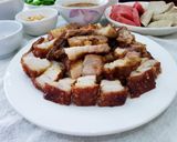 Hình bước làm 1 của món Bún mắm nêm thịt quay