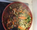 Foto del paso 5 de la receta: Espaguetis de calabacín con verduras y atún