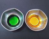 A picture of step 3 of Colourful suji modak.