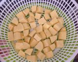 Hình bước làm 1 của món Canh khoai lang thịt bằm nấu nước xương gà