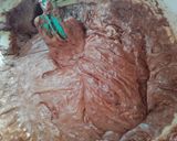 Foto langkah ke 4 dari resep Brownis Bakar Keju.