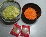 A picture of step 1 of Egg-Free Okonomiyaki (Baby-Led Weaning, Final Stage).