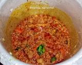 A picture of step 3 of Black Chana Curry.