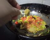 A picture of step 3 of Masala Pasta.