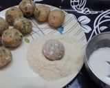 A picture of step 2 of Potato Corn Cheese Balls.