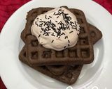 A picture of step 5 of Chocolate Waffles.