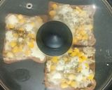 A picture of step 3 of Easy Cheese corn Garlic Toast Recipe.