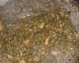 A picture of step 5 of Mooli ke patton ka Saag.