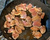 A picture of step 4 of Chicken Rice One Skillet.