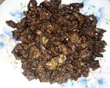 A picture of step 5 of Kurkuri Tali hui mirch.