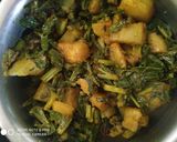 मूली के पत्तों की सब्जी (Mooli ke patto ki sabzi recipe in hindi) रेसिपी चरण 3 फोटो