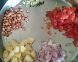 A picture of step 2 of Rajesthani masalamoong daal khichdi.