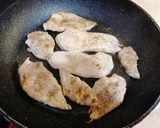 Sajtos barackos csirkemell házi hasábburgonyával recept fázis 2 fotója