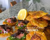 A picture of step 5 of Tostones.