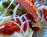 Foto del paso 4 de la receta: Hamburguesas de pavo con guarnición de tomate y mozzarella