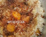 অল্প তেলে কলকাতা স্টাইলে চিকেন বিরিয়ানি (kolkata style chicken biryani recipe in Bengali) রেসিপি ধাপ - 9 ছবি