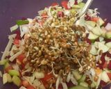 A picture of step 6 of Multicolour Sprout Salad.