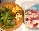 Hình bước làm 1 của món Gà 3 cốc