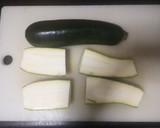 Foto del paso 2 de la receta: Calabacín relleno gratinado