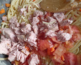Foto del paso 4 de la receta: Tallarines con atún y queso