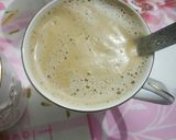 A picture of step 6 of Dalgona coffee.