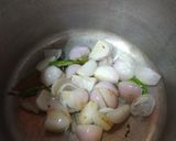 A picture of step 1 of Jackfruit curry.