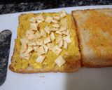 A picture of step 3 of Leftover Kaddu (pumpkin) Tandoori Mayonnaise Sandwich.