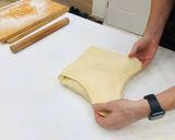 Vajas leveles tészta (tojásmentes) recept fázis 9 fotója