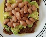A picture of step 2 of Quick layered breakfast toast.