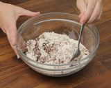 Kakaós zabkeksz recept fázis 2 fotója