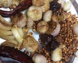 A picture of step 3 of Urad dal chutney/without coconut chutney.