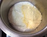 A picture of step 1 of Kadhi pakora.
