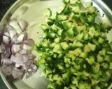 A picture of step 2 of Bitter gourd curry.
