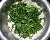A picture of step 1 of Pearl Millet Chamchamiya.