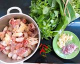Hình bước làm 1 của món Lẩu gà lá é🐓