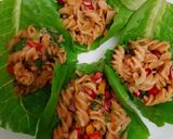 A picture of step 3 of Pasta Mayo Chaat - Katori chaat & wrap.