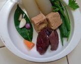 Foto langkah ke 1 dari resep MPASI : ati ayam + tahu (7 bln).