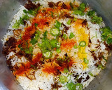 A picture of step 16 of Tandoori chicken biryani.