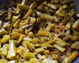 A picture of step 3 of No onion no garlic | simple cluster beans sabji | cluster beans fry.