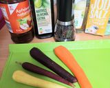Halloween-Apfel- Möhrensalat🍎🥕 Rezeptschritt 1 Foto