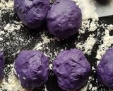 Foto langkah ke 4 dari resep Donat Taro dan Bakpao Taro Isi Abon Ayam (2in1).