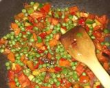 A picture of step 3 of Fried rice#myunique rice recipe contest.
